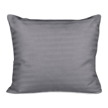 shumee Bombažna satenirana prevleka za blazino CIZGILI ANTRACIT/70x80.