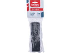 Extol Premium Pas najlon Črna, š.5cm x d.122cm, plastike. zaponka, najlon