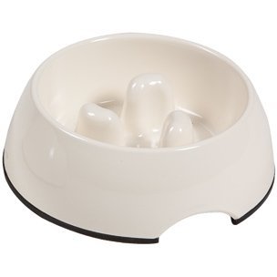 Flamingo Anti-chewing bowl white za pse velikost M 350ml