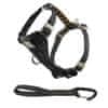 Kurgo Tru-Fit Enhanced Strenght Varnostni pas za pse z avtomobilskim pasom črn L