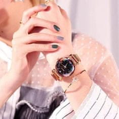 Mormark Modna ženska ura, Ročna ura, Zapestna ura, Magnetni pas (Nerjaveče jeklo, Rose Gold) | STARRY TIME