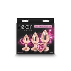 NS Novelties Set analnih čepov "Trainer Kit Heart" (R18823)