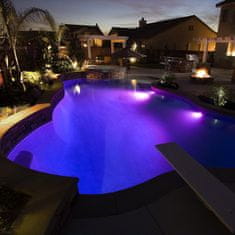 Vodoodporne LED lučke za zunanjo ali notranjo uporabo, večbarvne bazenske lučke (4 kosi) - Poollights