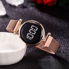 Cool Mango Luksuzna pametna ura - Luxurywatch, rožnato zlata