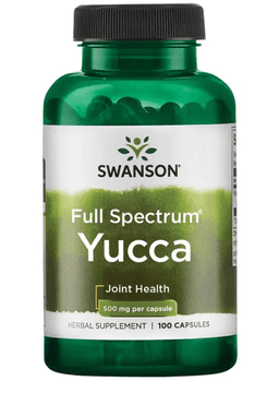 Swanson Yucca (Juka), 500 mg, 100 kapsul