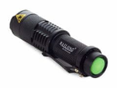 Bailong 5v1 alu akumulatorska LED ročna svetilka CREE zoom XM-L T6 400m