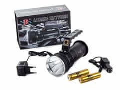 Bailong Alu akumulatorska LED ročna svetilka CREE XP-E 300m