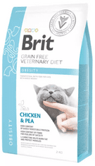 Brit GF Obesity veterinarska dieta za mačke, 2 kg