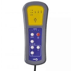 Vidaxl Električni masažni stol kapučino umetno usnje