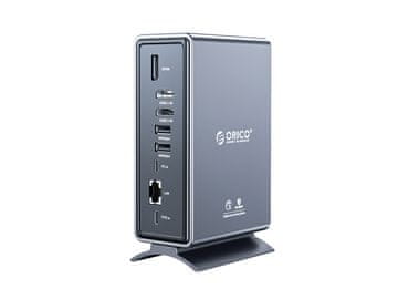 Orico CDH-15P priključna postaja USB-C, 15v1 (CDH-15P-GY-BP)