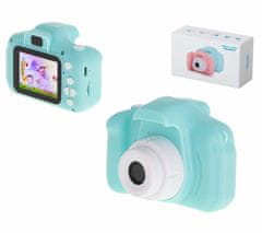 Ikonka 3MP otroški fotoaparat LCD SD FULL HD zelen 1080P