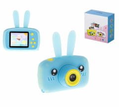 Ikonka 3MP otroški fotoaparat LCD SD FULL HD 1080P zajec etui