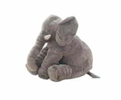 Ikonka Velika plišasta igrača slon 60cm