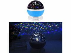 USB projektor Master Star nočna lučka 360