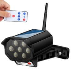 Verkgroup Solarna lažna kamera z SMD LED svetilko + senzor gibanja in upravljalec