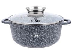ZILNER Lonec z marmornim premazom 6,8 l 28 cm Zilner siv ZL-7074