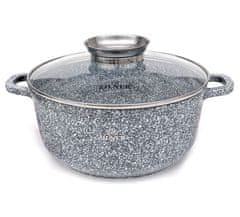ZILNER Lonec z marmornim premazom 6,8 l 28 cm Zilner siv ZL-7074