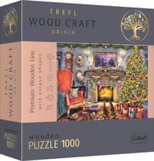 Trefl Wood Craft Origin puzzle Ob ognjišču 1000 kosov