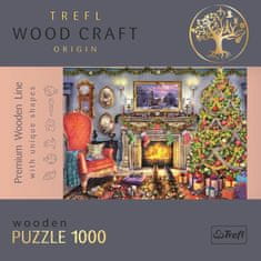Trefl Wood Craft Origin puzzle Ob ognjišču 1000 kosov