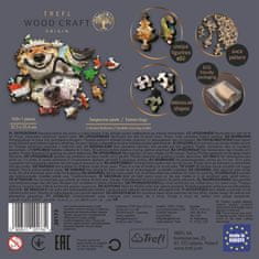 Trefl Wood Craft Origin puzzle božični psi 501 del