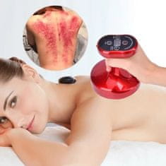 Mormark Brezzični shiatsu masažni aparat za vakuumsko terapijo - anticelulitni maser za telo s toplotnim učinkom - CUPPY