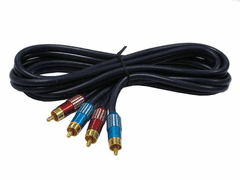 Cabletech Cinch vrvica M. / M. 5m pozlačena