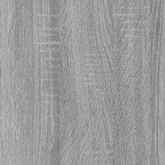 Vidaxl Visoka omara siva sonoma 60x36x110 cminženirski les