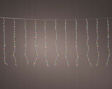 shumee Zunanja pisana svetlobna zavesa 400x100 cm