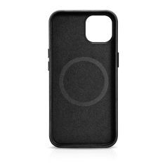 iCARER Usnjen etui za iPhone 14 z magnetom MagSafe Oil Wax Premium Leather Case črn