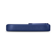 iCARER Etui iz naravnega usnja za iPhone 14 Plus MagSafe Case Leather modra