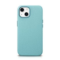 iCARER Usnjen etui za iPhone 14 z magnetom MagSafe Litchi Premium Leather Case zelen