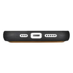 iCARER 2v1 usnjen etui z zaponko za iPhone 14 Plus Anti-RFID Oil Wax Wallet Case svetlo rjava