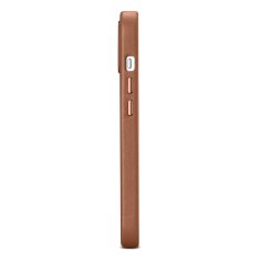 iCARER Etui iz naravnega usnja za iPhone 14 Plus MagSafe Case Leather rjava