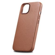 iCARER Etui iz naravnega usnja za iPhone 14 Plus MagSafe Case Leather rjava