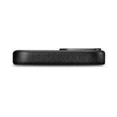 iCARER Etui iz naravnega usnja za iPhone 14 Plus MagSafe Case Leather črn