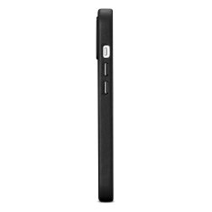 iCARER Etui iz naravnega usnja za iPhone 14 Plus MagSafe Case Leather črn