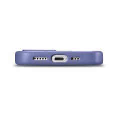 iCARER Etui iz naravnega usnja za iPhone 14 Plus MagSafe Case Leather svetlo vijolična