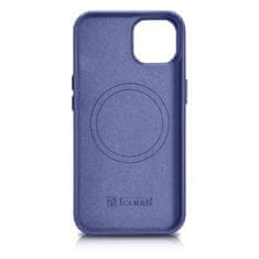iCARER Etui iz naravnega usnja za iPhone 14 Plus MagSafe Case Leather svetlo vijolična