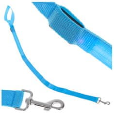 Ikonka Aga LED Svetleči povodec 120cm Modra