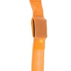 Ikonka Aga LED Svetleči povodec 120cm Oranžna
