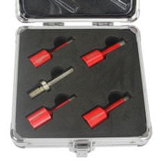 MAR-POL Diamantni kronski svedri, komplet 6, 6-12 mm M22596