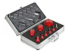 MAR-POL Diamantni kronski svedri, set, 6, 8, 10, 12, 20, 35, 45, 68 mm M22594