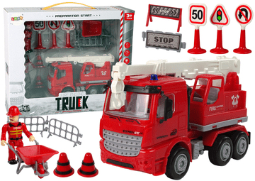 shumee Nastavite Gasilski žerjav Cestni znaki Gasilec