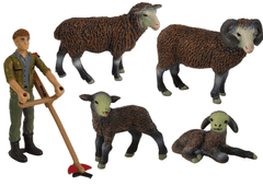 shumee Set figur Kmetija, ovce na paši Farmer, ovčja farma