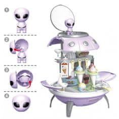 WOOPIE Shop Trgovina s sladoledom Slaščičarna 3-v-1 Projektor v nahrbtniku UFO