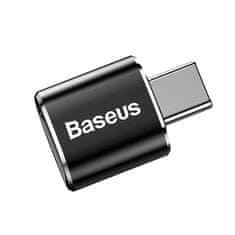 BASEUS adapter USB na USB Type-C 2,4A (črn)