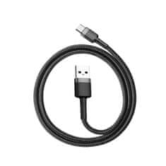BASEUS Kabel USB na USB-C Cafule 3A 0,5 m (sivo/črno)