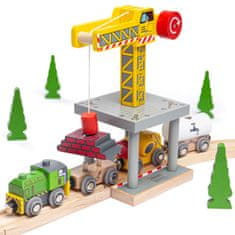 Bigjigs Rail Big Crane Yellow