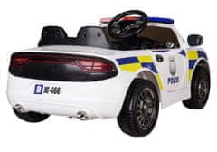 Otroški električni avto Police 12V Bela