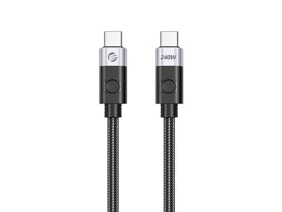 Orico CC240-40 kabel USB-C v USB-C, USB4, 40 Gbps, PD, 1 m (CC240-40-10-BK-BP)